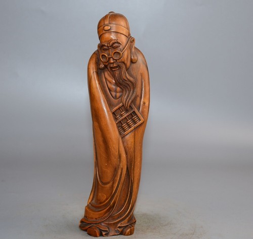 Old chinese boxwood wood hand - chinese,